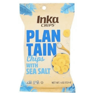 Inka Plantain Chips, Sea Salt, 4 Ounce