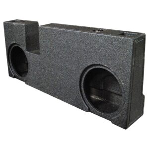 Qpower “Q-Bomb” Toyota Tundra Double Cab '07 - '24 Dual 12” Ported Woofer Enclosure
