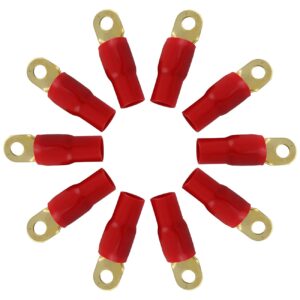 XScorpion Ring Terminal 1/0ga. - Red (10 pack)
